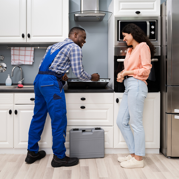 can you provide an estimate for cooktop repair before beginning any work in Howard